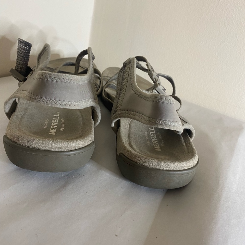Merrell Moon sandals air cushion memory foam, women's size 10, strappy, outdoors - Picture 6 of 8